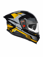 STUDDS HELIOS D1 ASPHALT BLACK N5 YELLOW