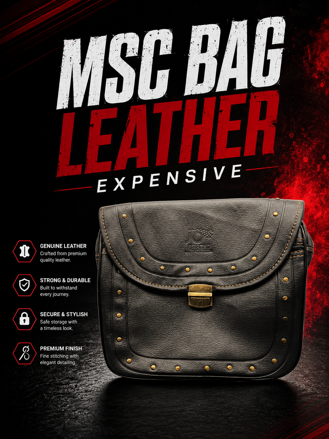 MSC BAG LEATHER EXPENSIVE