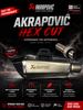 AKRAPOVIC HEX CUT