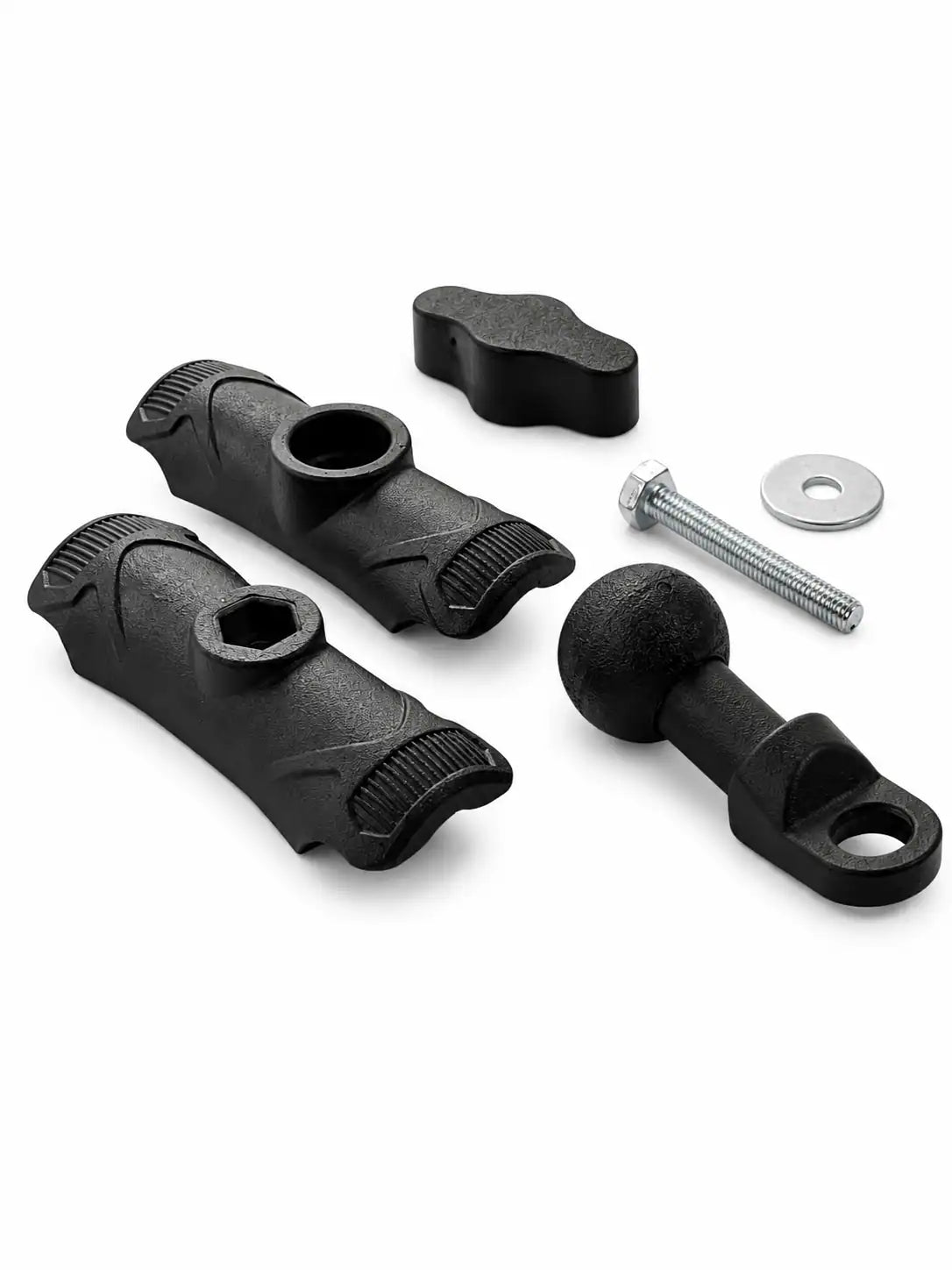 MOTO GENIUS MOBILE HOLDER W/OCHARGING DAMPERING (MIRROR FITTING)