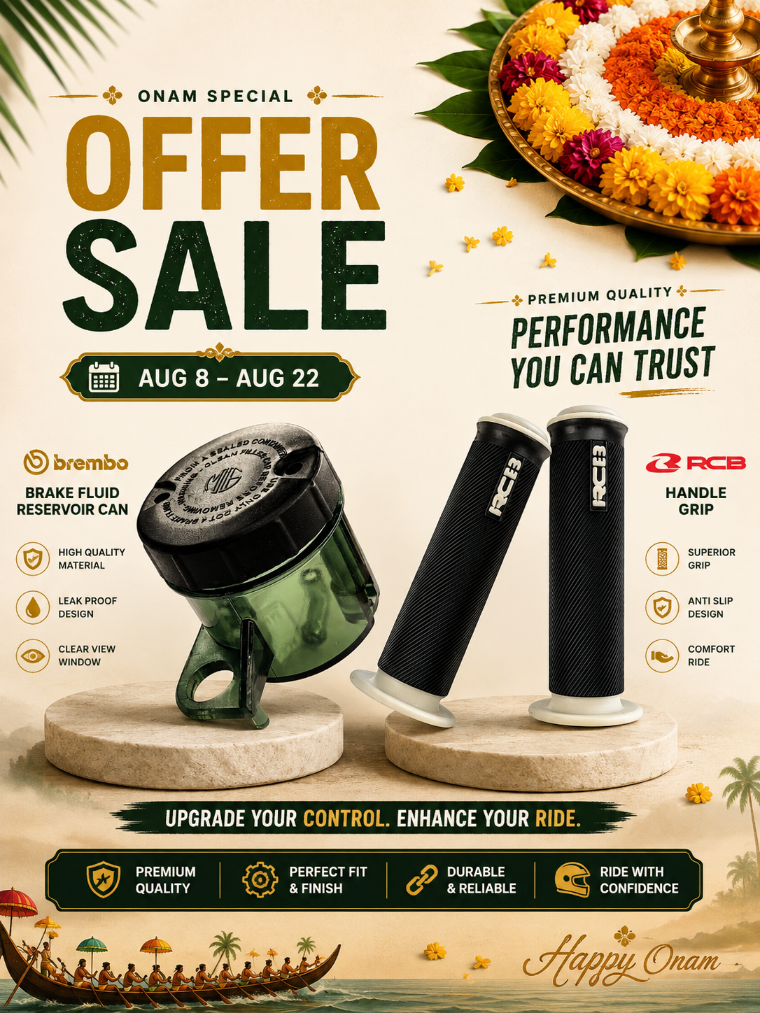 REDDITCH OFFER SALE BREMBO FLUID CAN + RCB GRIP