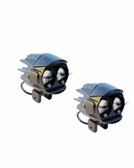 MOTO GENIUS FOG LAMP 2 LED CAT EYE