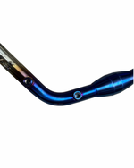R15 V3/V4/MT15 DOUBLE SENSOR BENDPIPE TITANIUM BLUE COLOUR