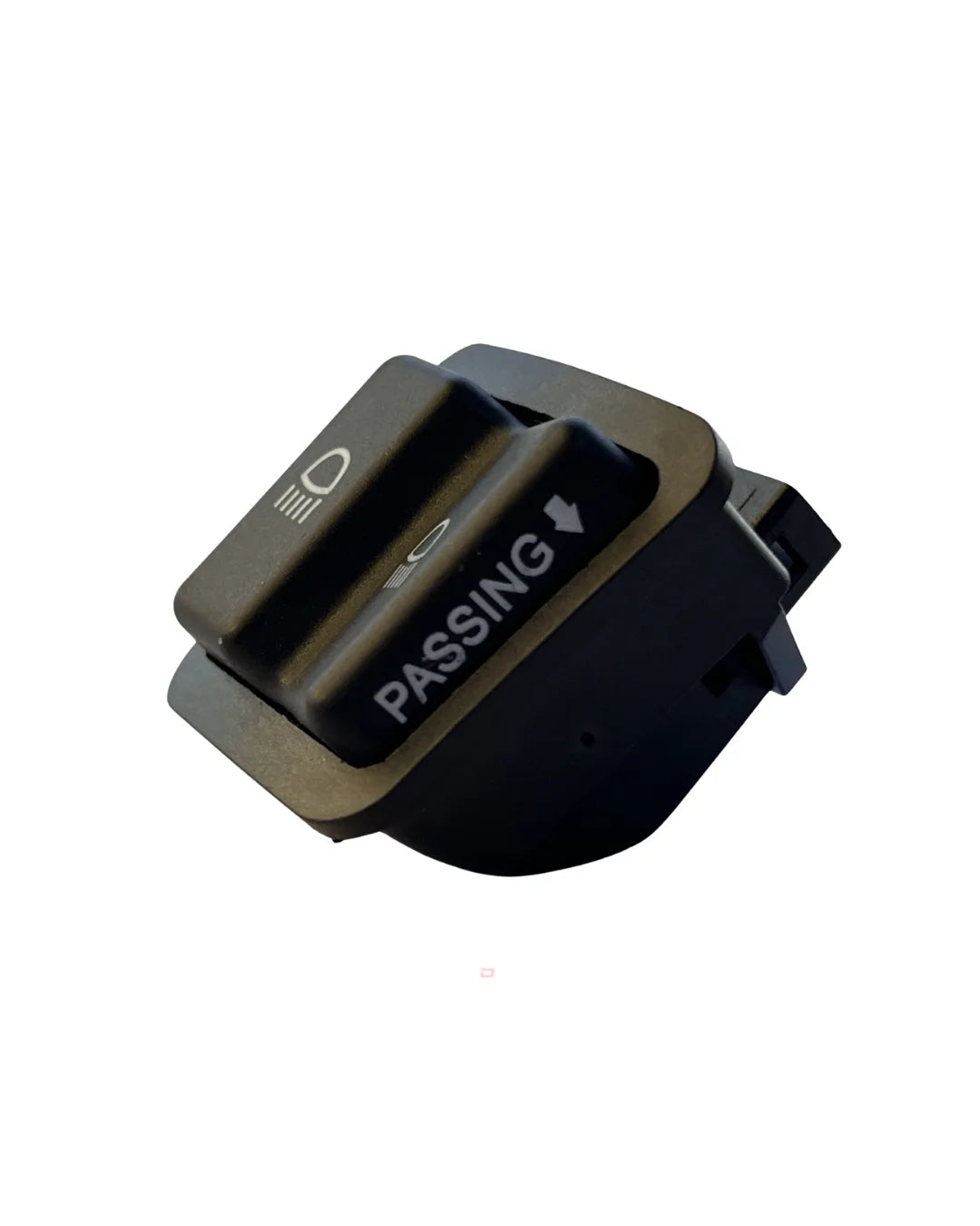 Car passing switch on a white background