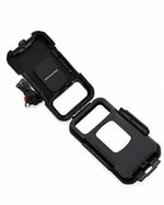 JB RACING WATERPROOF MOBILE HOLDER WITH WIRELESS CHARGER ( HANDLE MOUNT )