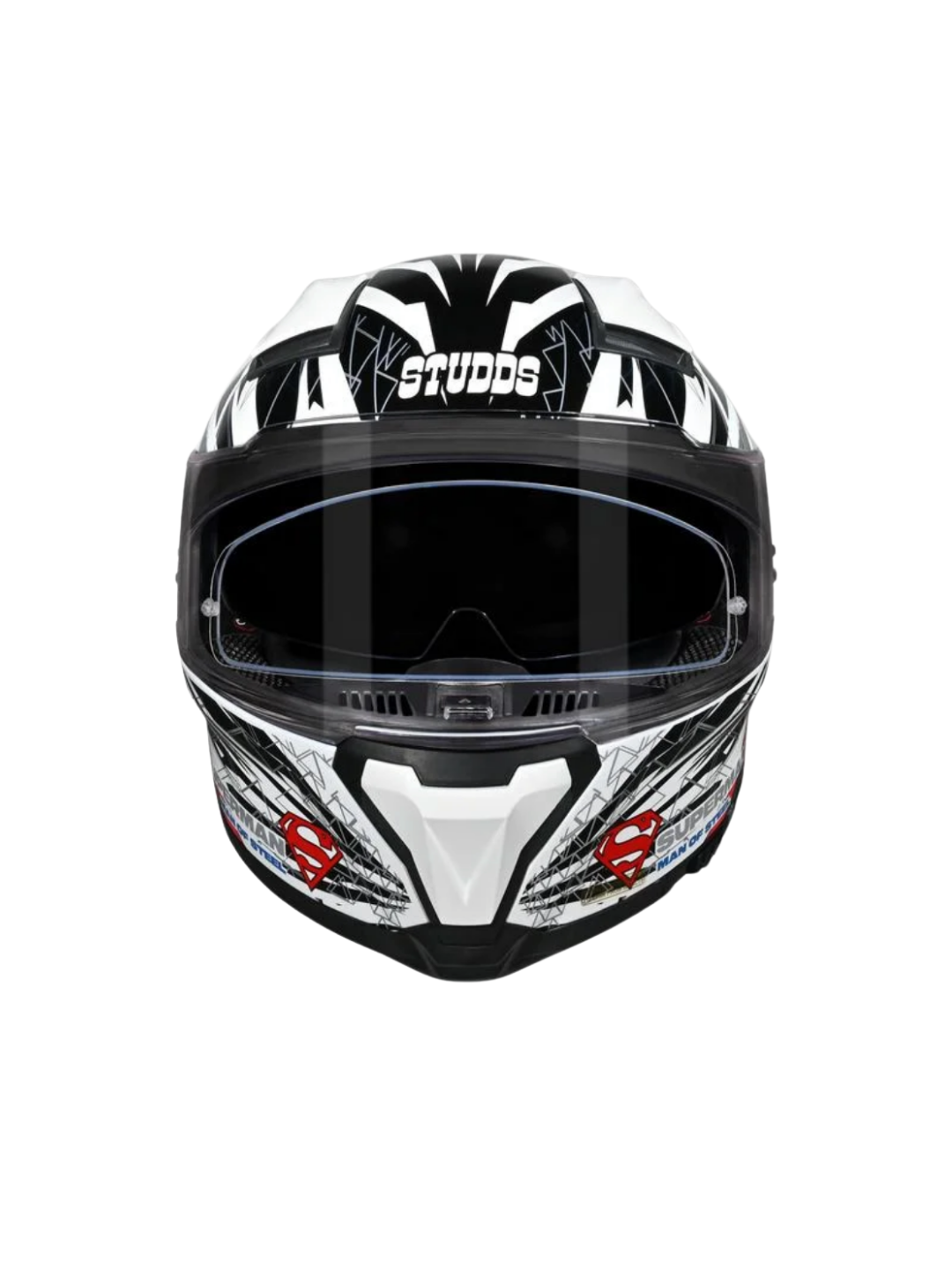 STUDDS HELIOS SUPERMAN EDITION WHITE N1 BLUE