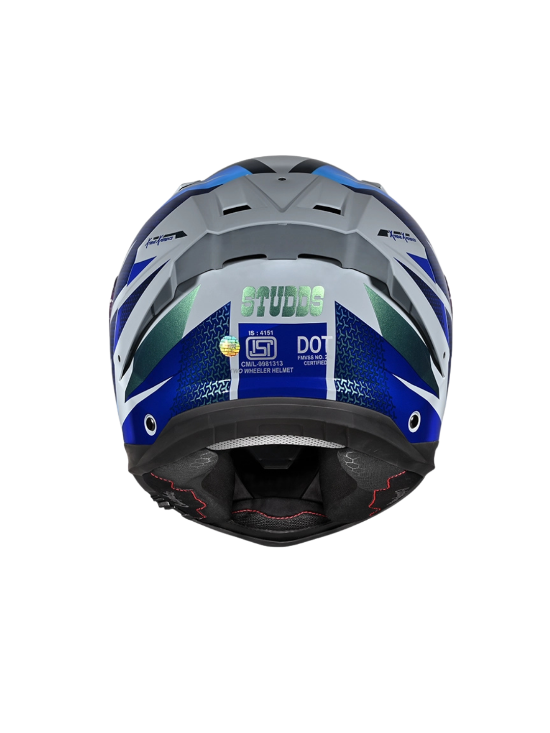 STUDDS HELIOS D2 CIRCUIT GREY CHAMELEON N1 BLUE