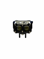A white background with fog lamp light