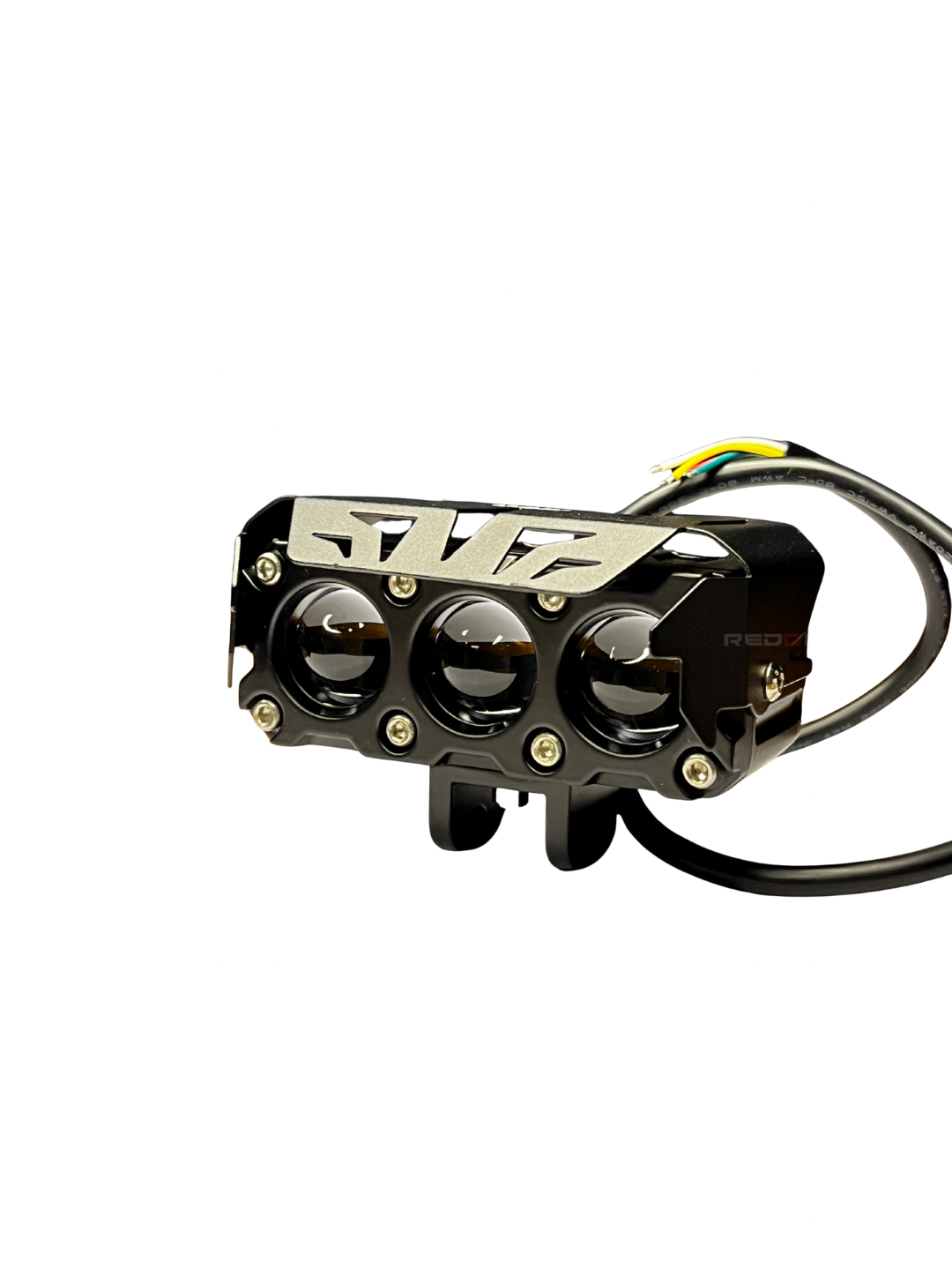 3 led fog lamp with white bakground 