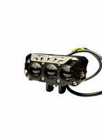 3 led fog lamp with white bakground 