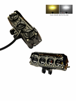 4 led fog lamp with white background