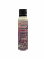 Bottle with a label on a white background