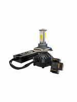 Car headlight bulb on a white background