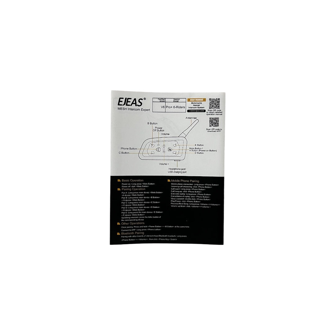 EJEAS INTERCOM V6 PRO
