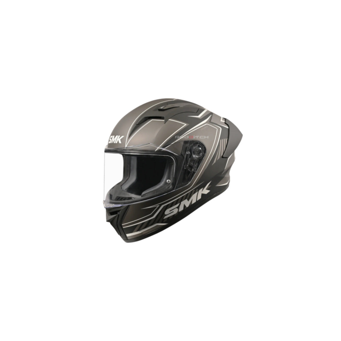 SMK STELLAR SPORTS MATT BLACK GREY BLACK