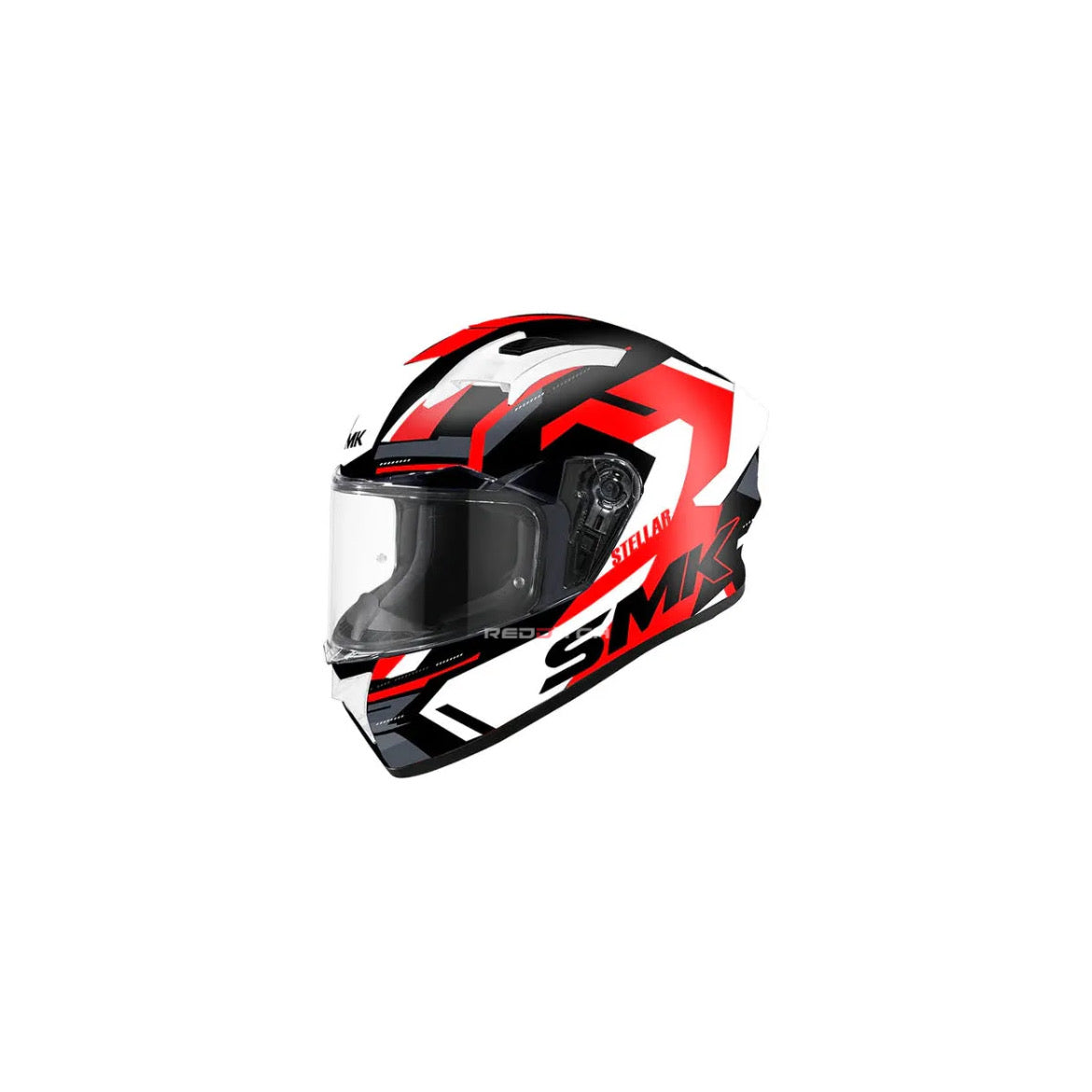SMK STELLAR SPORTS GLOSS BLACK RED WHITE