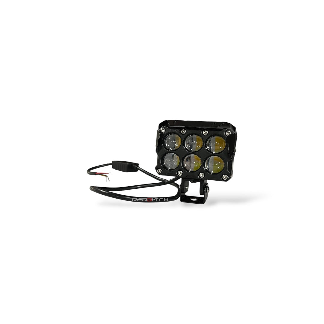 LIU HJG 6 LED FOG LIGHT WITH WHITE/YELLOW