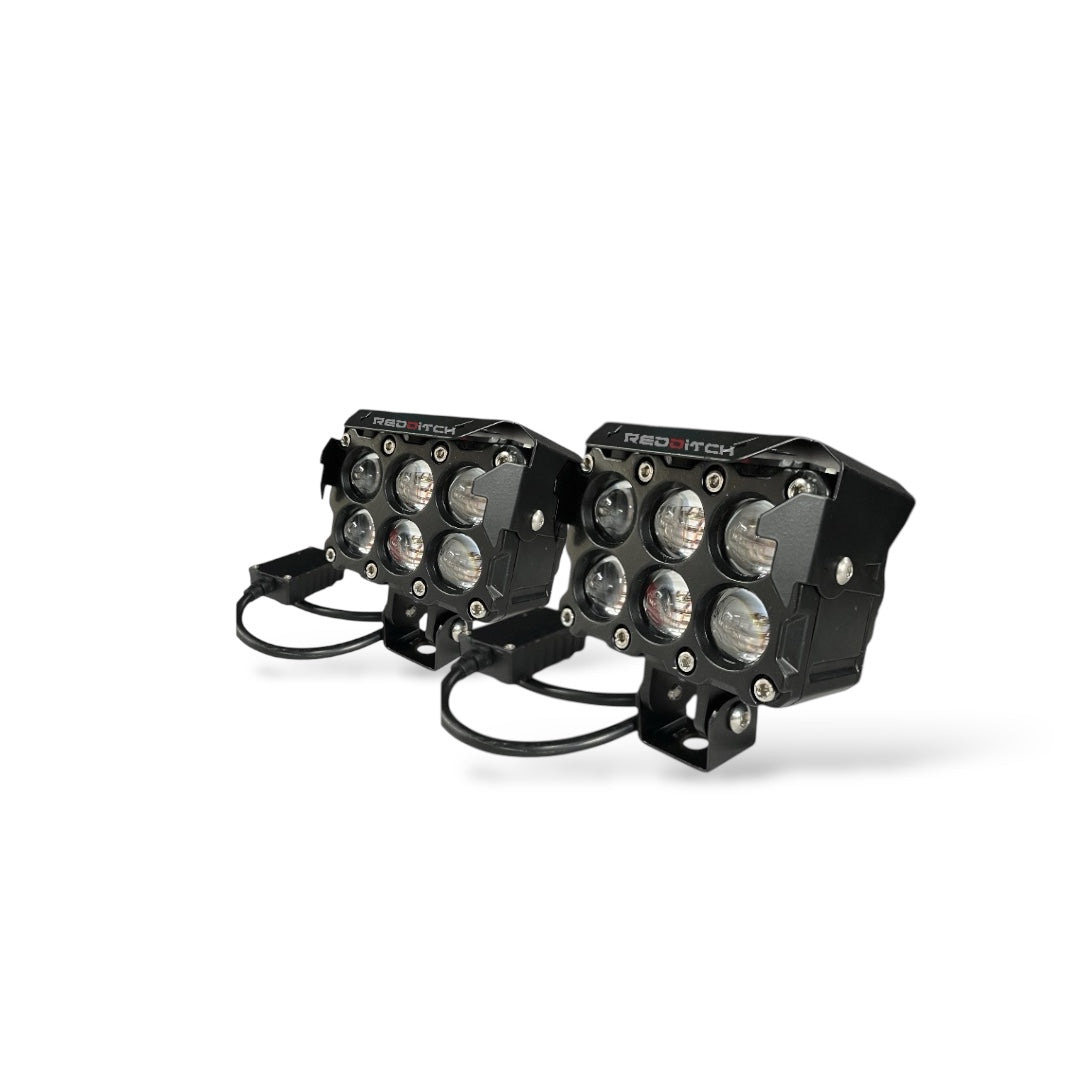 LIU HJG 6 LED FOG LIGHT WITH WHITE/YELLOW