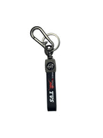 Key Chain Leather with D-Hook, a premium accessory crafted from high-quality leather, featuring a durable D-hook for secure attachment, combining elegance and functionality for everyday use.