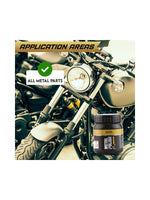 Vista Metal Polish (100g) is a premium solution for restoring the shine of metal surfaces. It effectively removes tarnish, rust, and oxidation, leaving a brilliant, long-lasting finish. Suitable for a variety of metals, it's perfect for maintaining the gleam of your bike's chrome and metal parts.