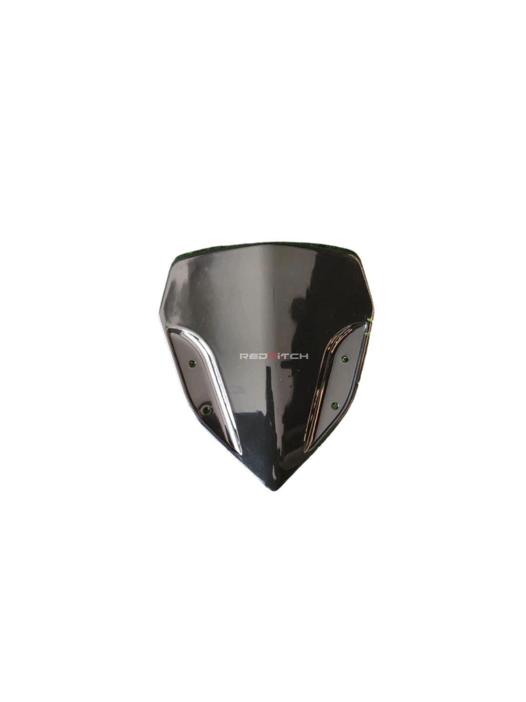 MT 15 Short Glossy Visor – a compact and stylish visor designed for the Yamaha MT-15. Featuring a glossy finish, it enhances the bike's appearance while providing effective wind protection. This short visor offers improved visibility and comfort, making it ideal for riders who prefer a sleek, minimalistic look without sacrificing performance.