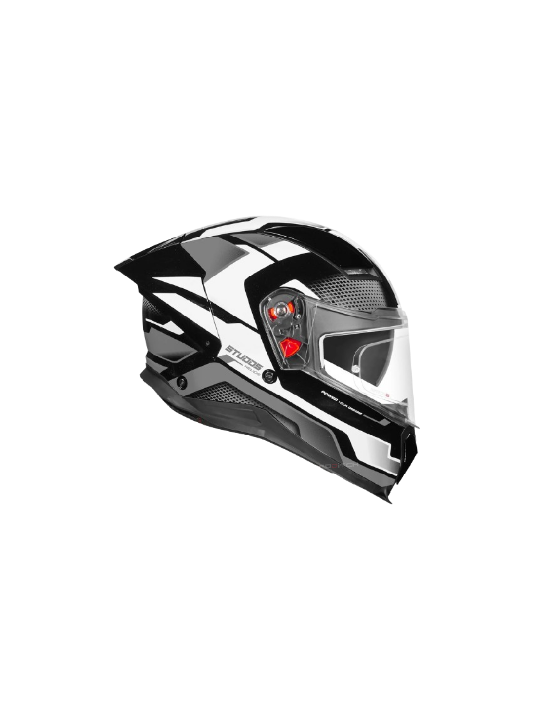 STUDDS HELIOS D1 ASPHALT BLACK N4 GREY