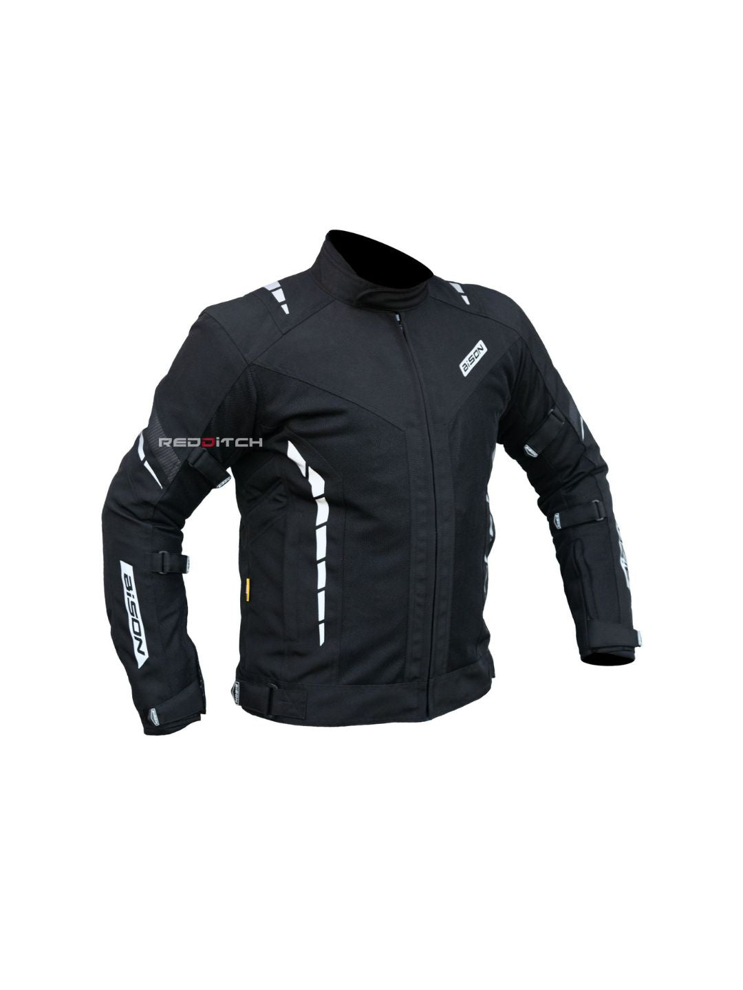 RR Gear Masculine Jacket (Black,XL/XXL), a stylish and durable riding jacket designed for safety and comfort, featuring high-visibility accents, protective padding, and weather-resistant materials for enhanced performance on the road.