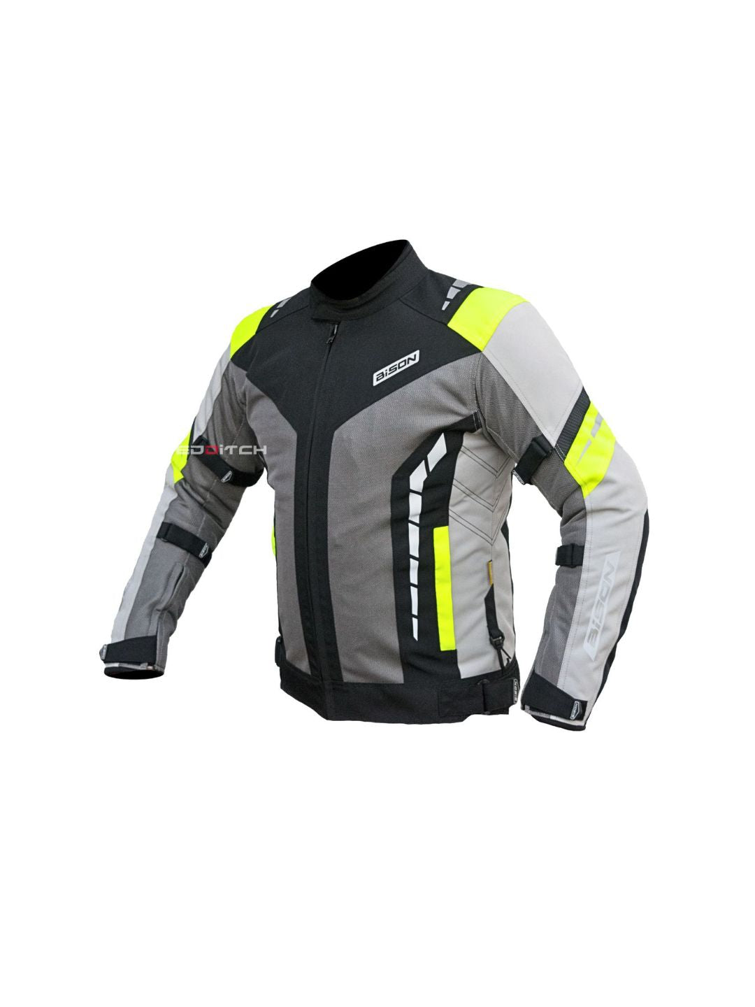 RR Gear Masculine Jacket (Flu Green,Large), a stylish and durable riding jacket designed for safety and comfort, featuring high-visibility accents, protective padding, and weather-resistant materials for enhanced performance on the road.