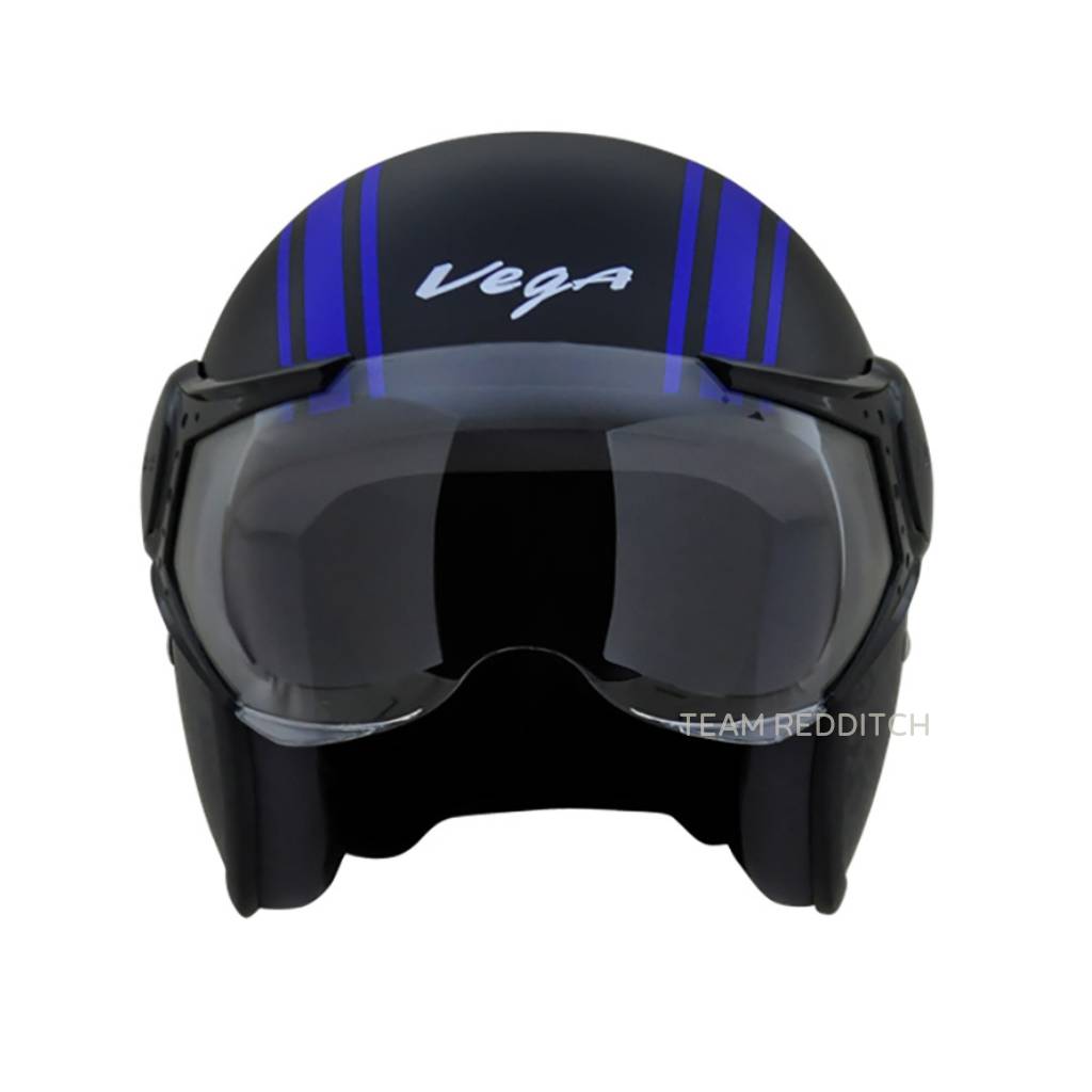 VEGA JET DX OLD SCHOOL W/VISOR BLACK M.BLUE