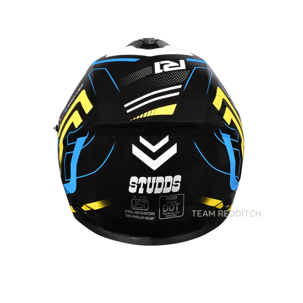 STUDDS DRIFTER D4 R1 BLACK YELLOW N6 WHITE