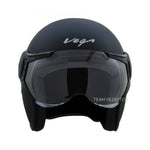 VEGA JET DX W/VISOR DULL BLACK