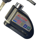 DISC PLATE LOCK WITH ALARM