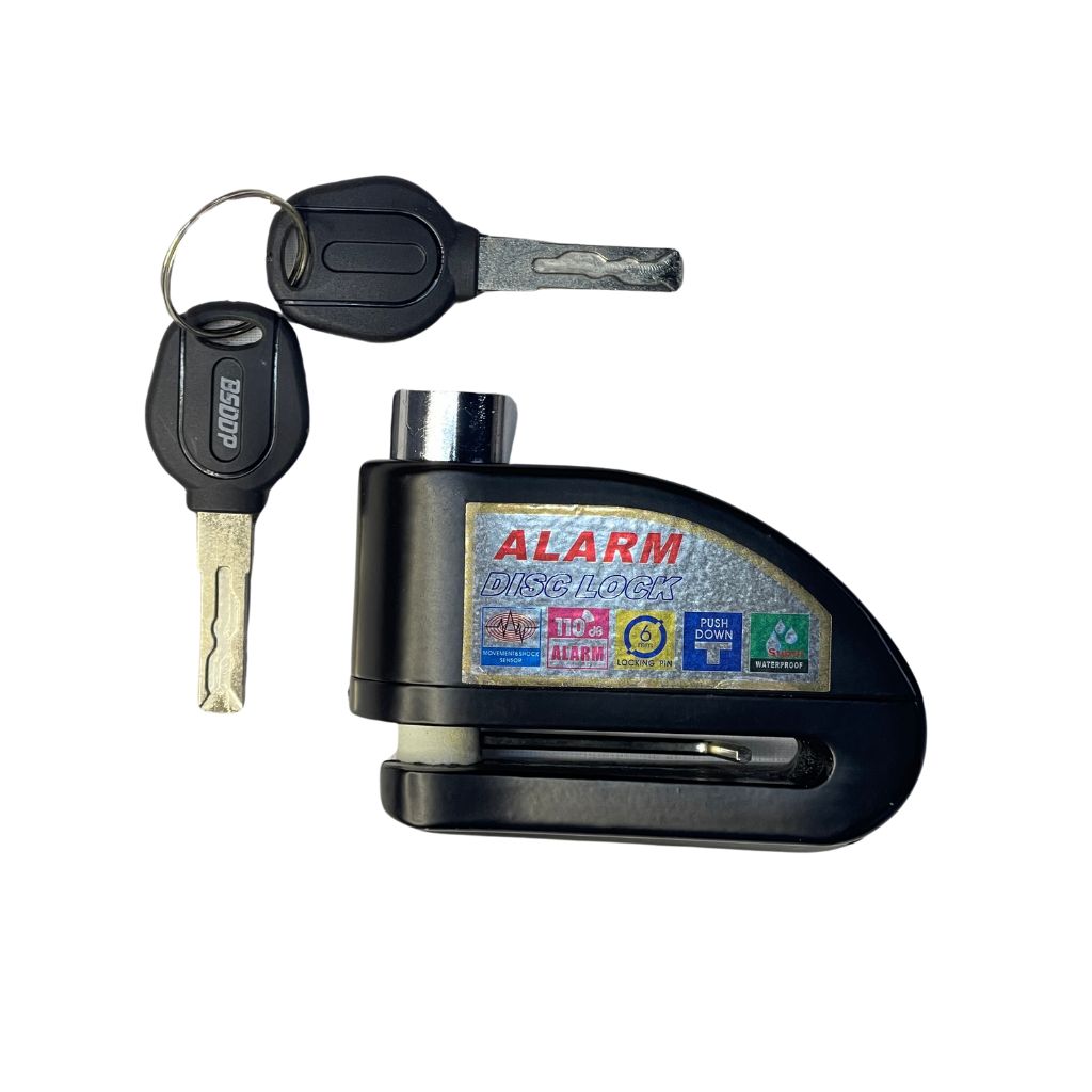 DISC PLATE LOCK WITH ALARM