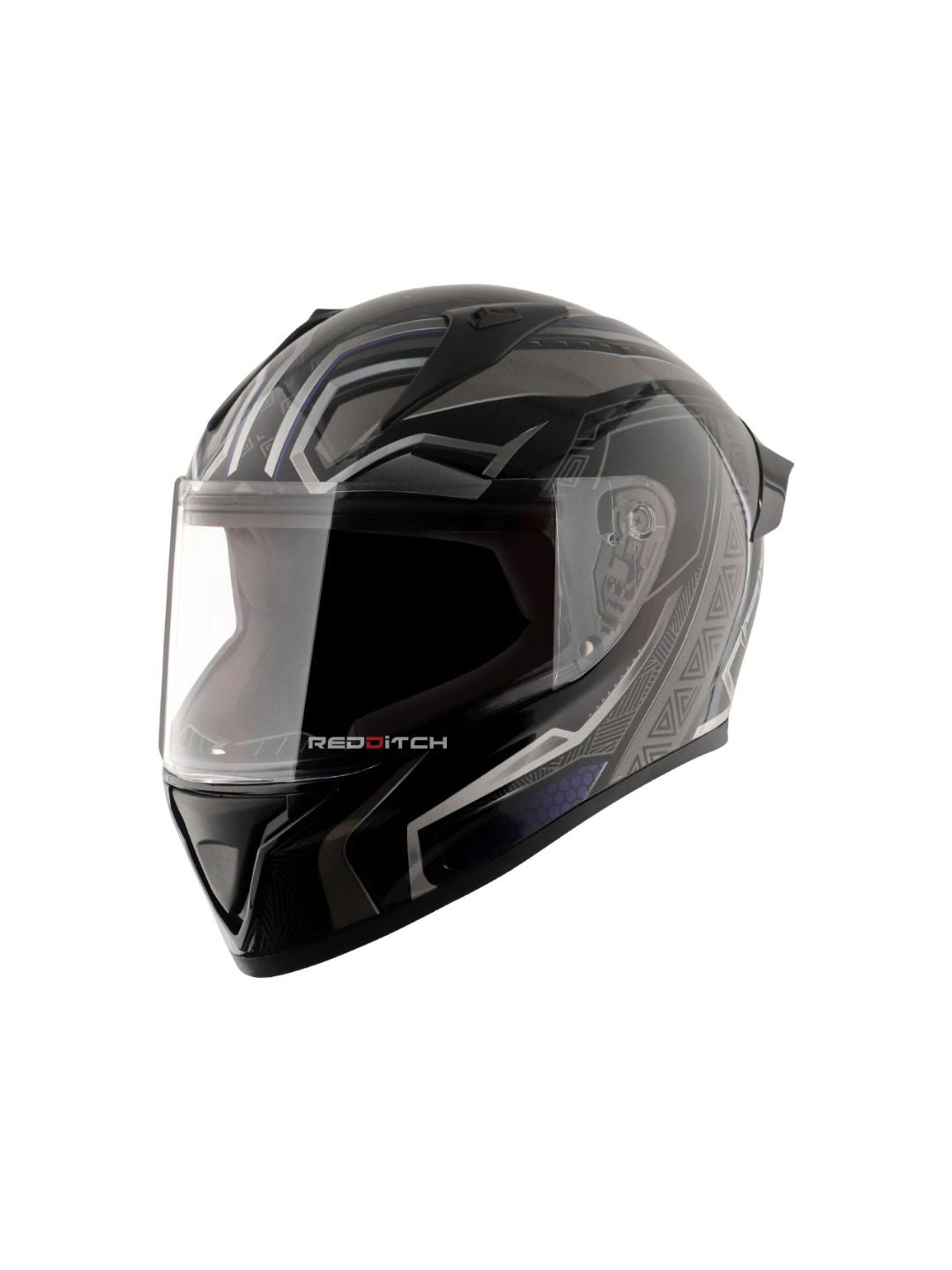 Vega Bolt Marvel Black Panther Edition motorcycle helmet with a sleek Black Panther design, offering advanced protection, comfort, and style for every rider