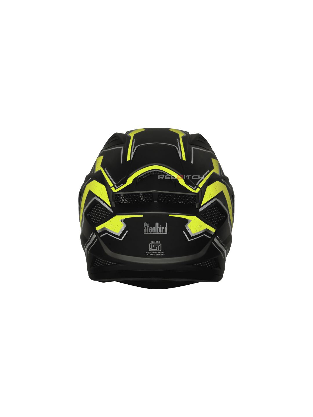 Steelbird SBH 25 Sharp Spirit Glossy Black/Neon Helmet combines safety with a sleek design, offering comfort and durability for riders.