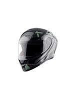 Vega Ranger DX Revenge Black Grey Helmet offers a stylish design with durable protection and comfort for a smooth ride.