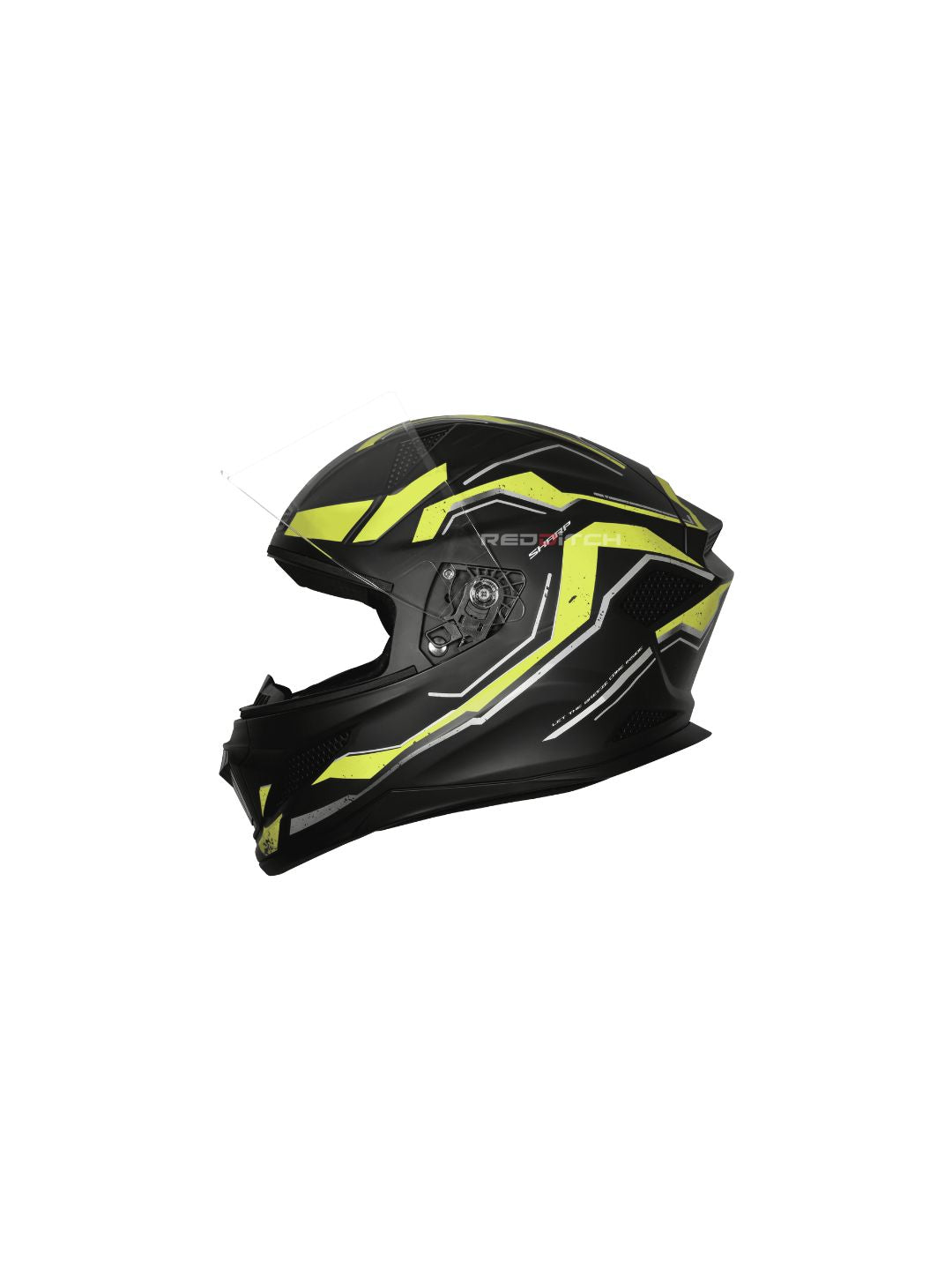 Steelbird SBH 25 Sharp Spirit Glossy Black/Neon Helmet combines safety with a sleek design, offering comfort and durability for riders.