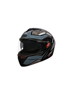 Studds Trooper D2 Black N4 Grey Helmet offers a stylish and sturdy design with advanced safety features for a secure and comfortable ride.