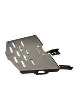 Metal luggage rack on a white background