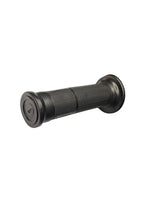 Black textured grip on a white background