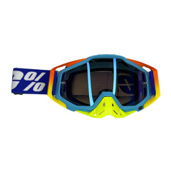 100% GOGGLES WITH NOSE ORANGE/YELLOW