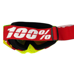 100% GOGGLES WITH NOSE YELLOW